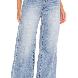 WeWoreWhat- High Rise- Wide Leg-Stretch Denim Jean 26.